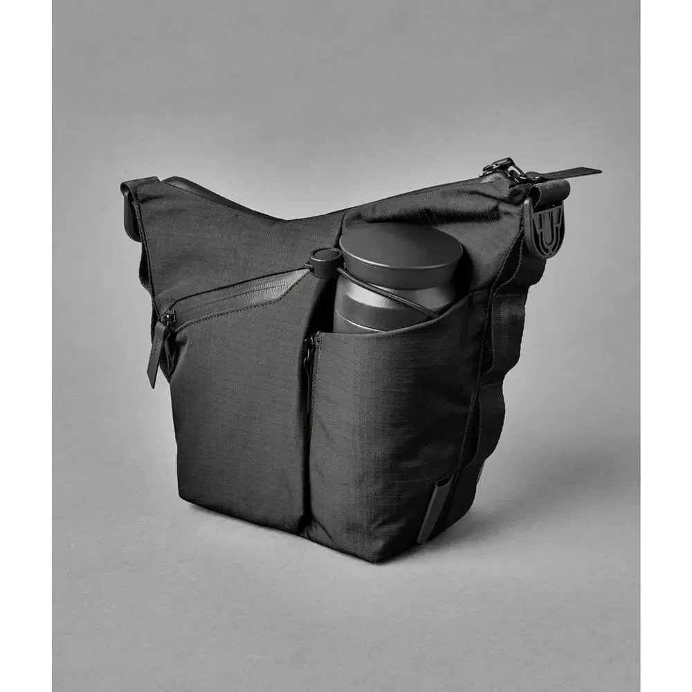 NWT Alpaka Flow Satchel 2L Travel Crossbody Bag Black | Axoflux 210D